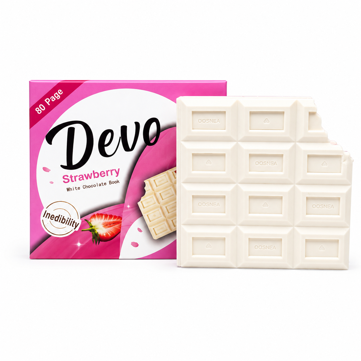Devo White Chocolate Scented Notebook – 🍫🤍