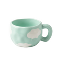 Givana SHEIN Cloud Mug with soft, cloud-shaped design and pastel blue color, perfect for cozy coffee moments.