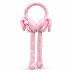 Bunny Moving Ears Plush Earmuffs – 4 Colors