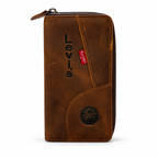 Levi’s Long Zip Wallet – Brown