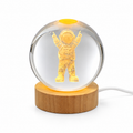 Cosmic Explorer Glow – Rotating Crystal Lamp (Large Size) 🚀✨
