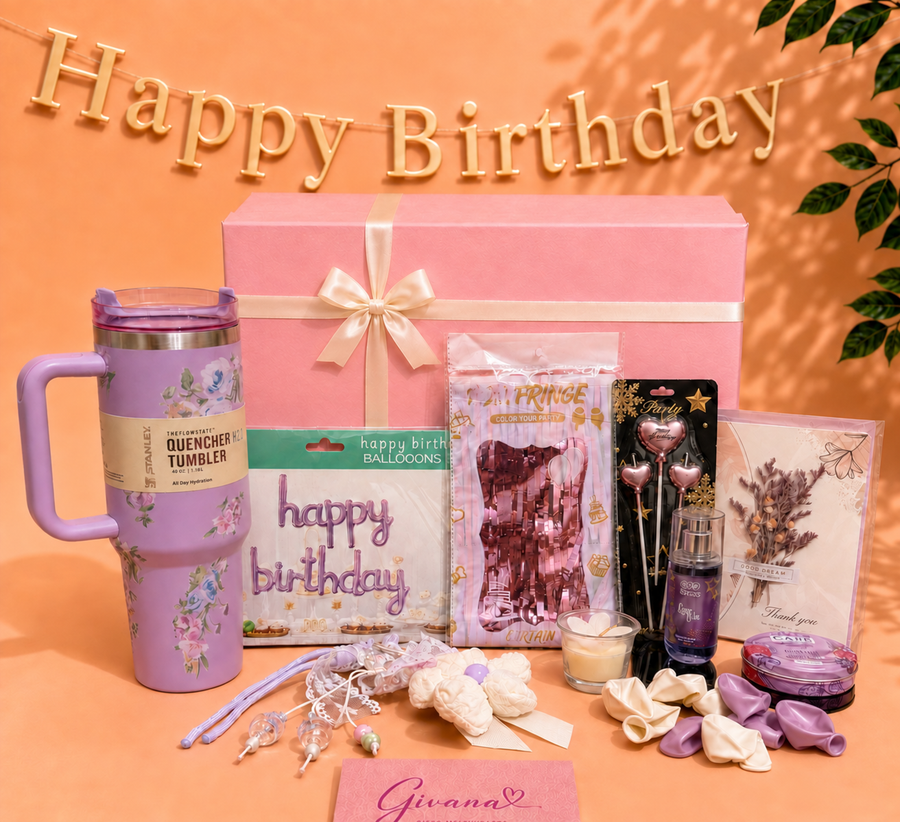 Lavender Birthday Gift Box | ✨ (10 Gifts Inside)✨