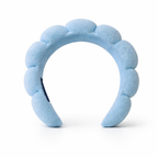 Givana Puffy Spa Skincare Headband in soft plush fabric, designed to keep hair away during skincare routines.