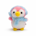 Soft Penguin Plush Keychain from Givana, winter edition, showing a cute, cuddly penguin plush with a keyring attachment.