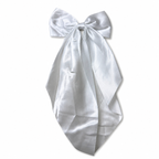Long Satin Bow Hair Clip 🎀✨