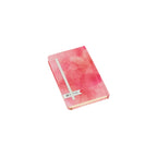 A6 marble notebook by 2BE with a textured cover and lined pages for writing or note-taking.