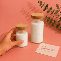 Sand Candle – Minimal Glass Jar