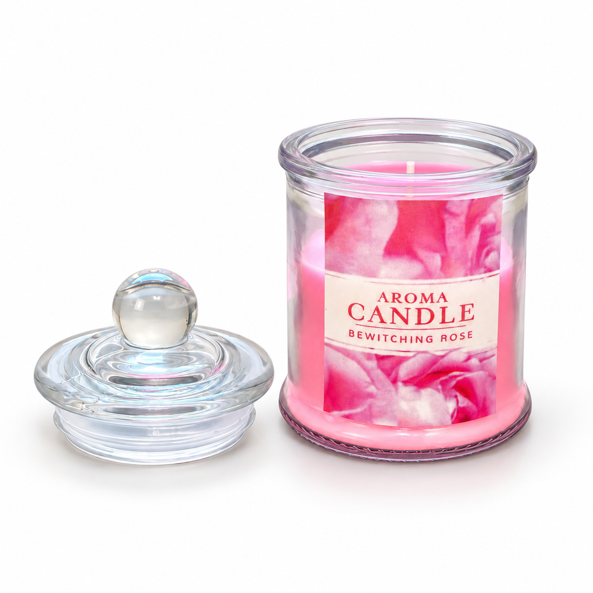 Bewitching Rose Aroma Candle – Available in 2 Sizes