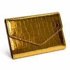 Givana glossy queen wallet featuring a sleek, shiny finish with multiple card slots and a compact design.