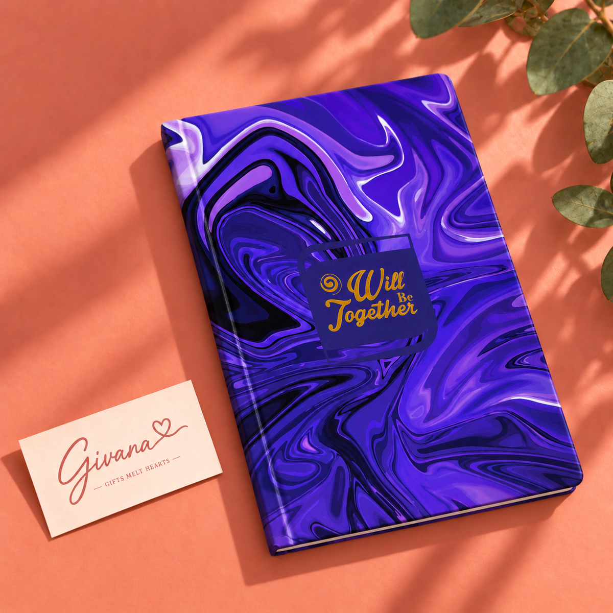 دفتر ملاحظات مجلد غلاكسي 💜✨