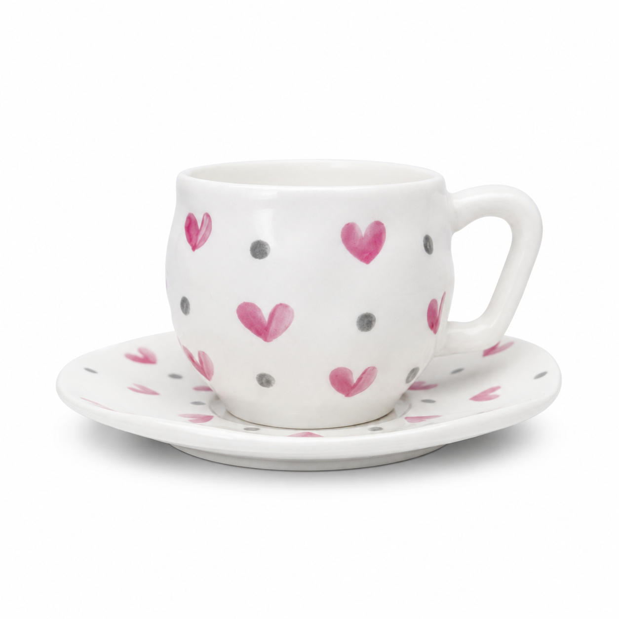 Mini Shein Edition Coffee Cup & Saucer ☕🎀
