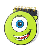 A transparent A6 character notebook by 2BE with illustrated cover and lined pages, ideal for writing and note-taking.